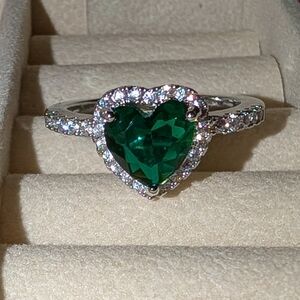 Green Heart Ring